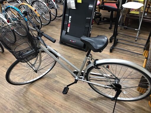 ON10　自転車　27インチ　シルバー　SOUTHERNPORT