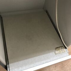 ☆ジモティ割あり☆ 食器棚 白×シルバー H205×W118×D44 クリーニング 