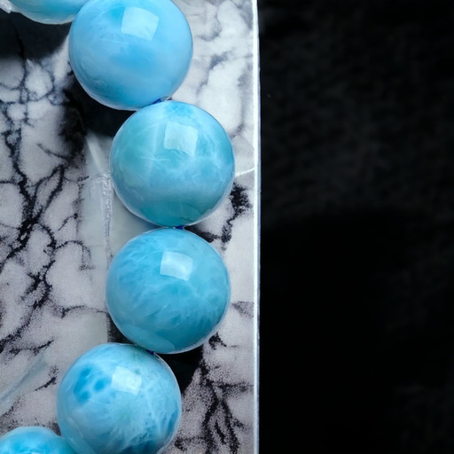 超品質ラリマー［hXzVVXXc］愛と平和 13mm ドミニカ共和国産