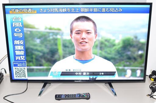 中古良品 4K液晶テレビ 43V型Panasonic VIERA TH-43EX750 確認済