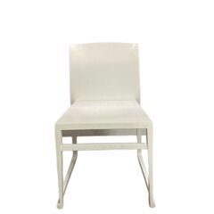 木材椅子　ホワイト