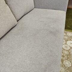 ニトリ ソファベット グレー布