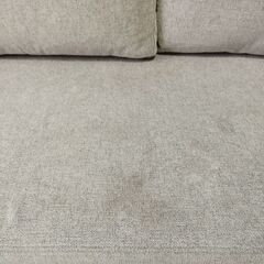 ニトリ ソファベット グレー布