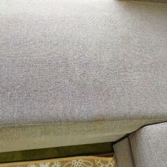 ニトリ ソファベット グレー布