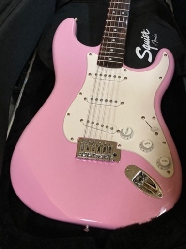 弦楽器、ギター 2016 Squier by Fender Bullet Strato / Pink