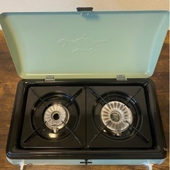 センゴク アラジン  ポータブル ガス カセットコンロ 2バーナー(ツーバーナー)