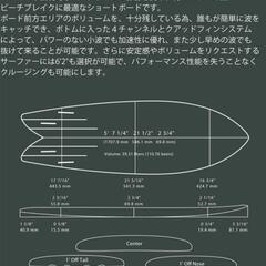 ソフトボード Water rampage ARROW5\'7\'\' 170cm フルセット