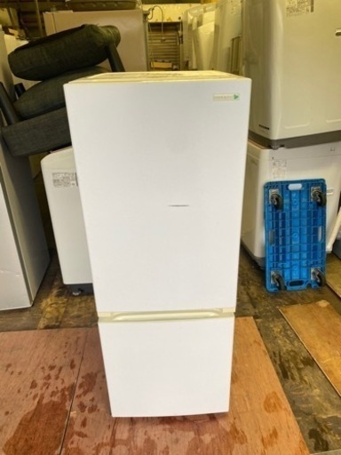 北九州市内配送無料　保証付き　HERBRelax（ハーブリラックス） YRZ-F15E1(W) 2ドアノンフロン冷凍冷蔵庫(156L・右開き) ホワイト