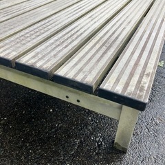 ガーデンデッキ 縁台 アルミデッキ ジャンボサイズ 配達無料