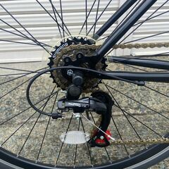 美品/人気　クロスバイク　700 x 28C　シマノ6段ギア　マットブラック