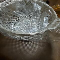 ガラス大皿果物とうかご、ガラスマグカップ4アイスクリームガラス皿...