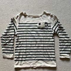 ★USED美品★ひつじのショーン キッズ 長袖 ロング Ｔシャツ...