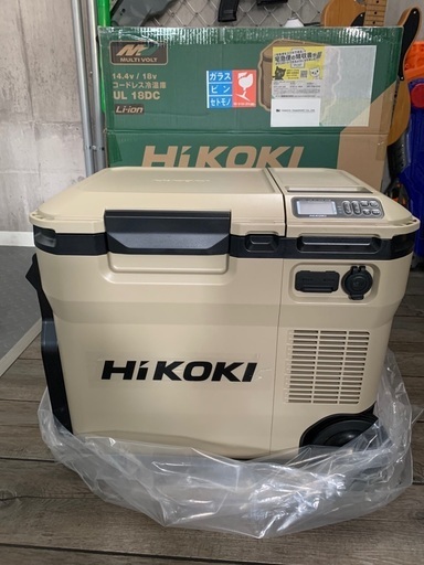 決まりました　新品　ポータブル冷温庫　HIKOKI ハイコーキ　UL18DC-WMB　未使用