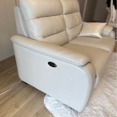2023年5/20購入2人用両電動本革リクライニングソファ(クローナ スタンダードタイプ NB LGY)