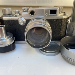 アンティーク　レトロ　ビンテージ　フィルムカメラ　名機Canon 4sb フラッシュ接眼レンズ　フィルター　カメラ革ケースなど アンティーク レトロ ビンテージ フィルムカメラ 名機Canon 4sb