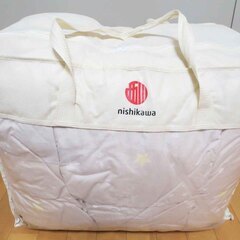 東京西川 羽毛布団 シングル2枚合わせ 1.2kg DP350