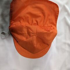 保育園帽子  オレンジ