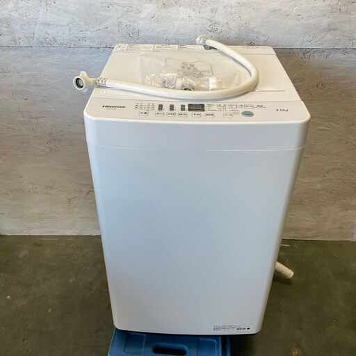 【Hisrnse】 ハイセンス 全自動電気洗濯機 4.5kg HW-T45D 2020年製