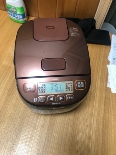 使用頻度少ない2020年製の炊飯器