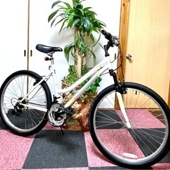 [受付終了]致しました PACIFIC ELMOOD 26,Fサス マウンテン 3X7 21段変速式