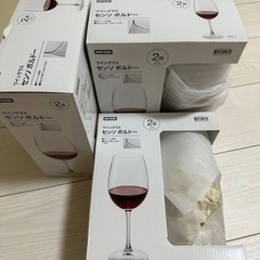【ネット決済・配送可】未使用　ワイングラス　ニトリ　5個