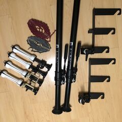 マンフロット Manfrotto オートポール黒 210cm-370cm