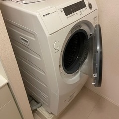 SHARP 洗濯機　ES-H10F 冷蔵庫AQUA