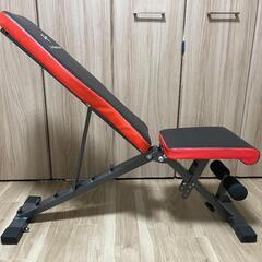 引取限定】筋トレ器具 3点セット：トレーニングベンチ、ダンベル、懸垂バー