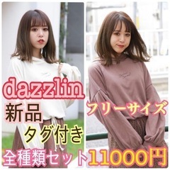 新品タグ付き dazzlin ダズリン フードプルオーバー 薄手...