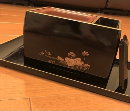 お焼香セット 滑りにくいお盆付き