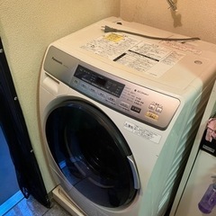 【引取先決定】ドラム式洗濯機 0円にてお譲りします パナソニック...
