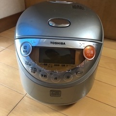 【最終】TOSHIBA IH保温釜　炊飯器3.5合炊き🍚