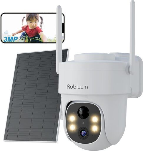 未使用品。防犯カメラ 屋外 300万画素　 ソーラーのため電源不要