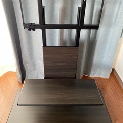 美品]壁寄せテレビ台(-77インチ)