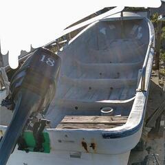 和船19フィート2スト18馬力エンジン付き現役バリバリ