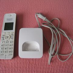 Panasonic コードレス電話機 VE-GD24-W　親機 ...