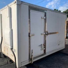 No.804 保冷バン 2ｔ 車  アルミ 箱 バイク 倉庫 トラック コンテナ 米 保管庫 物置 DIY