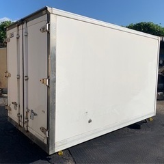 No.804 保冷バン 2ｔ 車  アルミ 箱 バイク 倉庫 トラック コンテナ 米 保管庫 物置 DIY