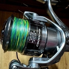 シマノ　21ナスキー　C5000XG  GOMEXUS製リールスタンド付き