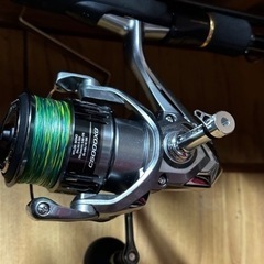 シマノ　21ナスキー　C5000XG  GOMEXUS製リールスタンド付き