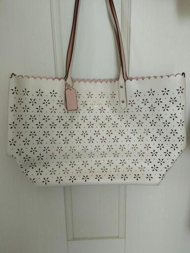 【新品未使用】購入時58,000円 コーチCOACH　トートバッグ　白