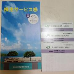 JR東日本旅客鉄道株式会社の株主優待のサービス券です。