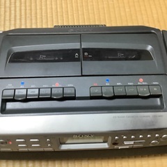 ソニー　CD ラジオ　(カセット)レコーダー