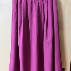 【スカート】マキシ丈のスカート(M)