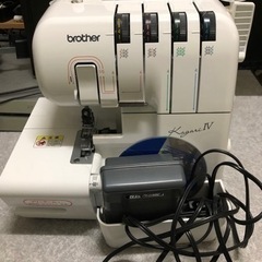 年末処分 ロックミシン brother かがり4