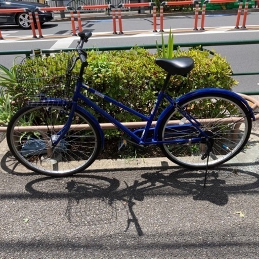 自転車 DAIWA CYCLE ダイワサイクル NA2 CITY シティサイクル ブルー 変速なし