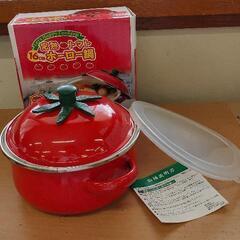 0811-036 完熟トマト ホーロー鍋
