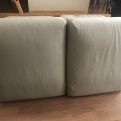 無印良品　MUJI ウレタンポケットコイル2シーター　グレー　美品