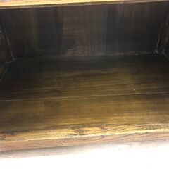 ★ジモティ割あり★  飾り棚 茶色 H150×W81×D51 クリーニング済み KJ2560