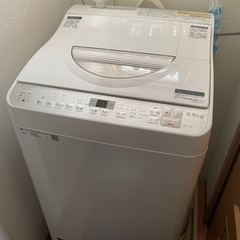 2018年製　SHARP洗濯乾燥機ES-TX5B
